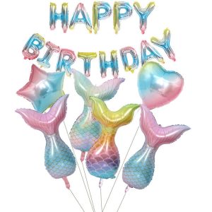6 Palloncini Foil Sirena