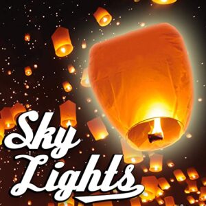 Sky Lantern Mini Mongolfiera 5 Pz Multicolor