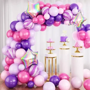 Set Rosa/Viola metallizzato