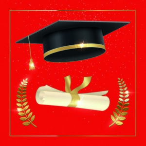 Tovagliolo 33 x 33 cm Laurea  20 pz