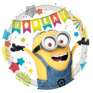 Piatto 23 cm Minions 8 pz