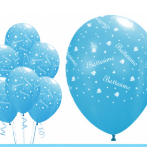 Set palloncini battesimo (Rosa/Azzurro)
