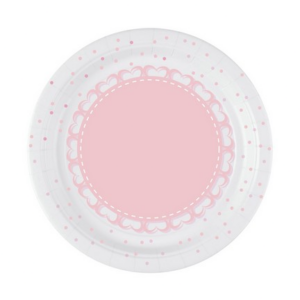 Piattini Piccoli tinta unita (Rosa/Azzurro)